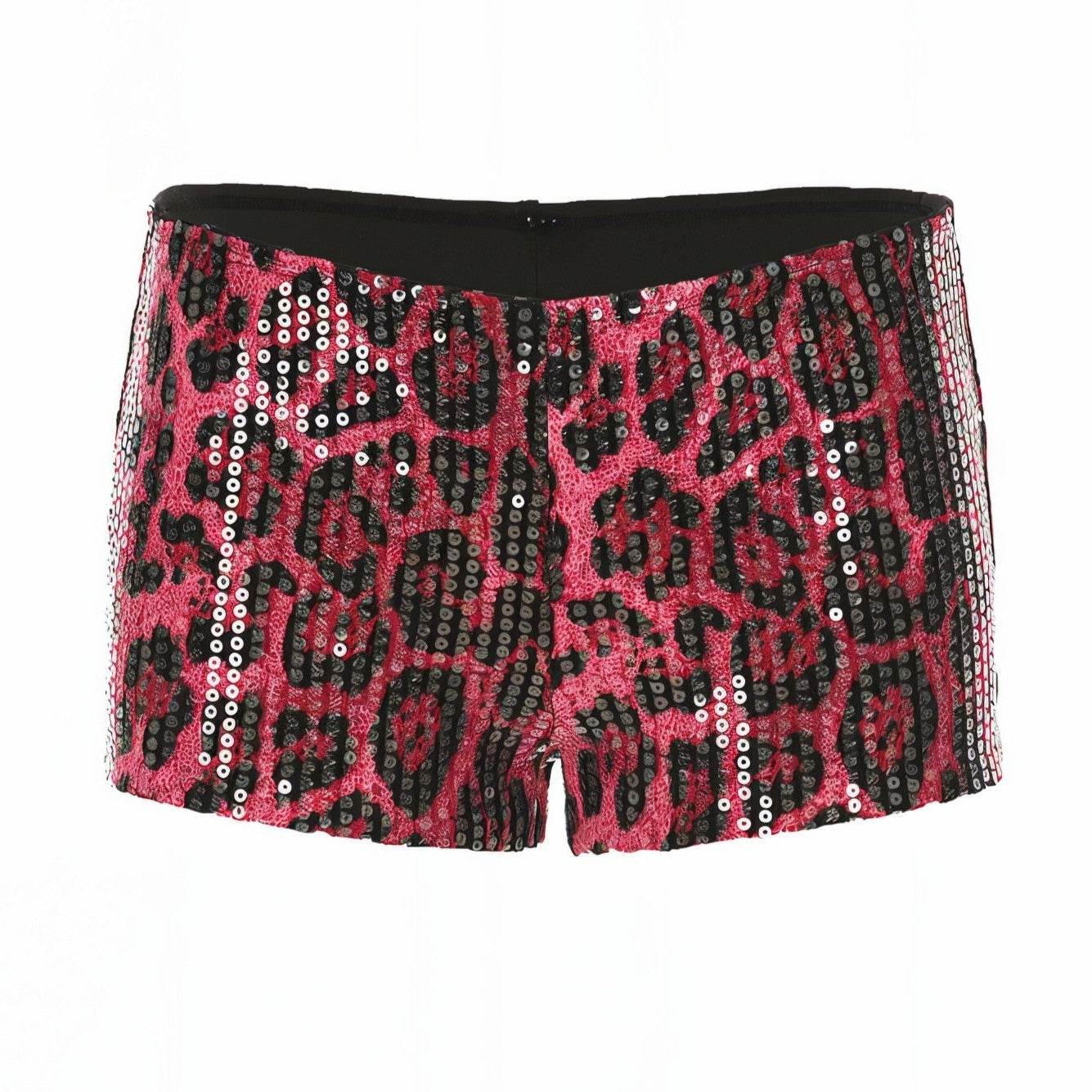 LYA Leopard Print Mini Shorts