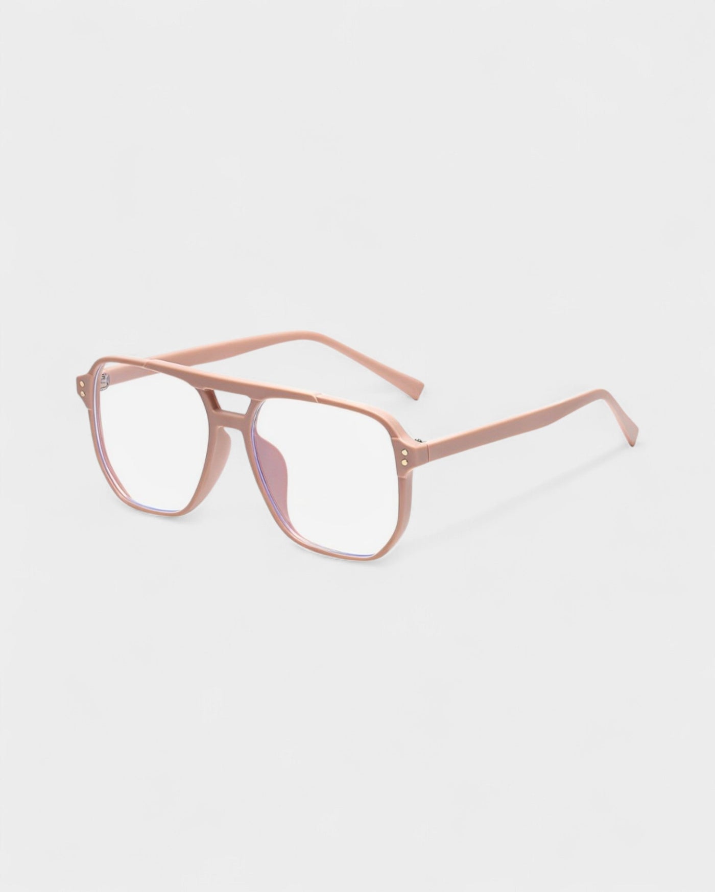 JORDYN Clear Lens Aviator Blue Light Glasses