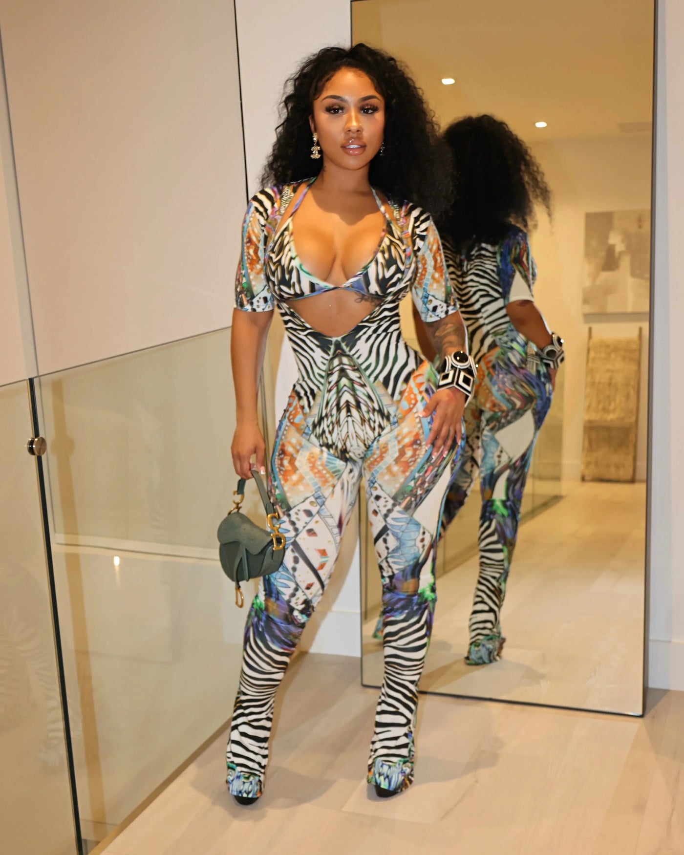 TAYA Two-piece Flared Jumpsuit