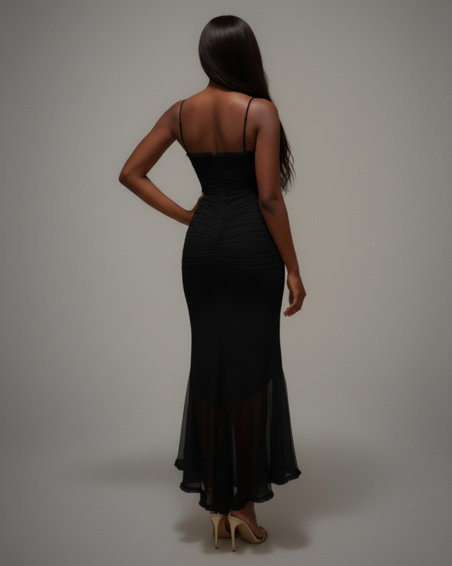 CYNTHIA Ruffled Maxi Dress