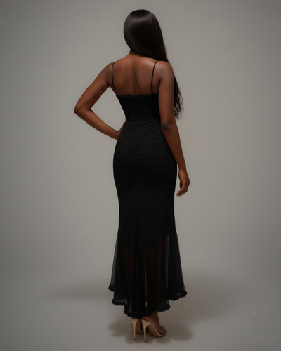 CYNTHIA Ruffled Maxi Dress