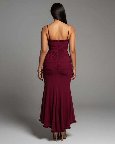 CYNTHIA Ruffled Maxi Dress