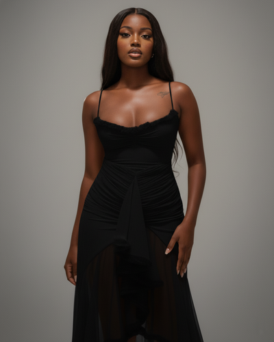 CYNTHIA Ruffled Maxi Dress