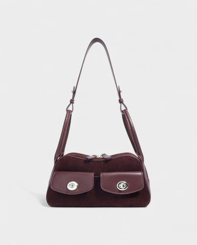 LIYANA Double Pocket Shoulder Bag