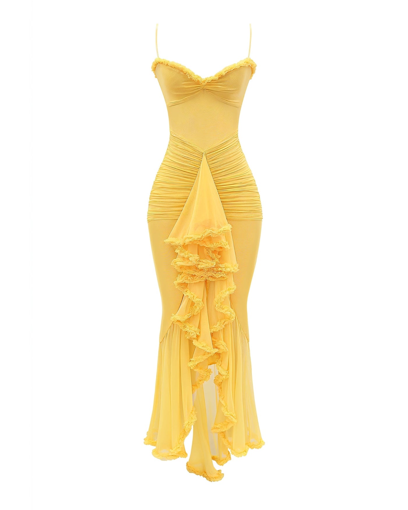 CYNTHIA Ruffled Maxi Dress