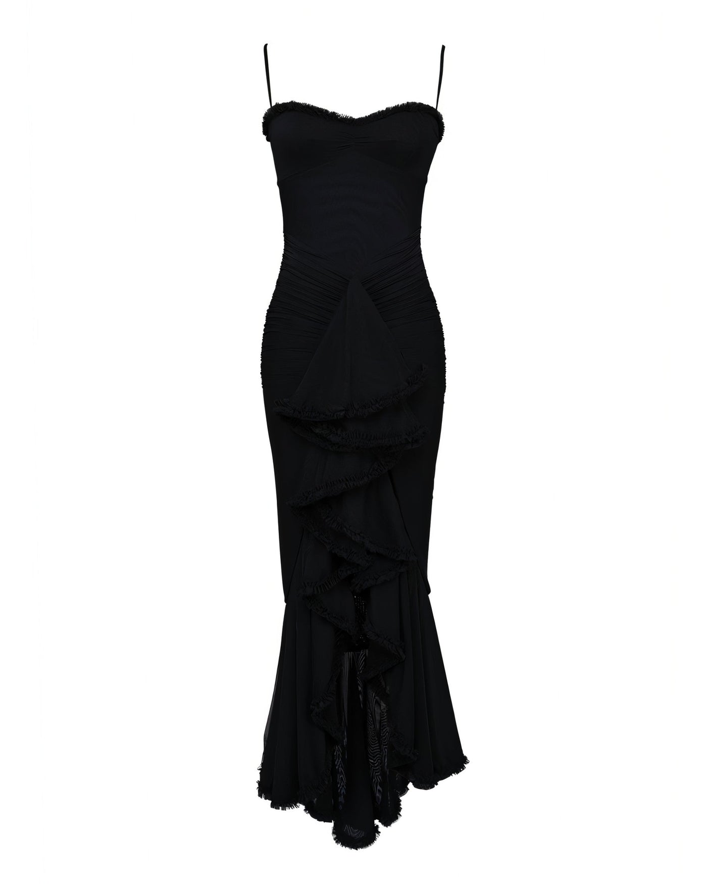 CYNTHIA Ruffled Maxi Dress