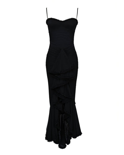 CYNTHIA Ruffled Maxi Dress