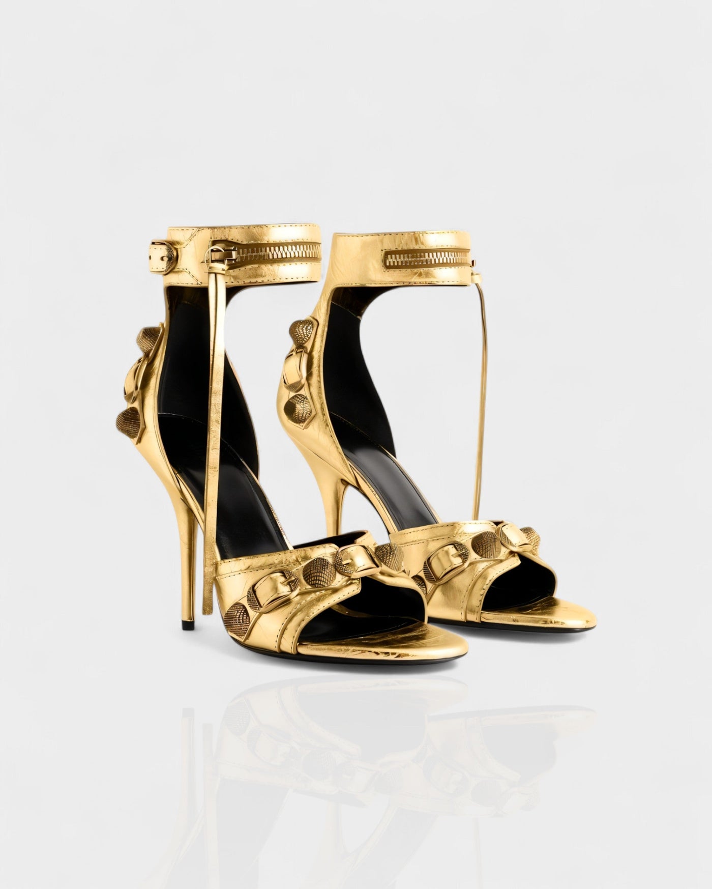 PALISSE Buckle Detail Stiletto Heels
