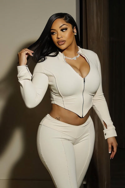 JAMIE Zip-pp Top & Pants Set