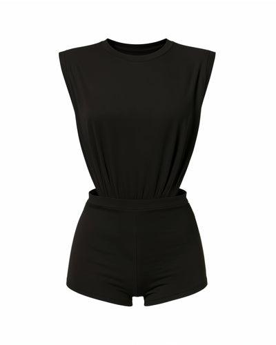 DARLEE Draped Side-Cut Top & Mini Short Set