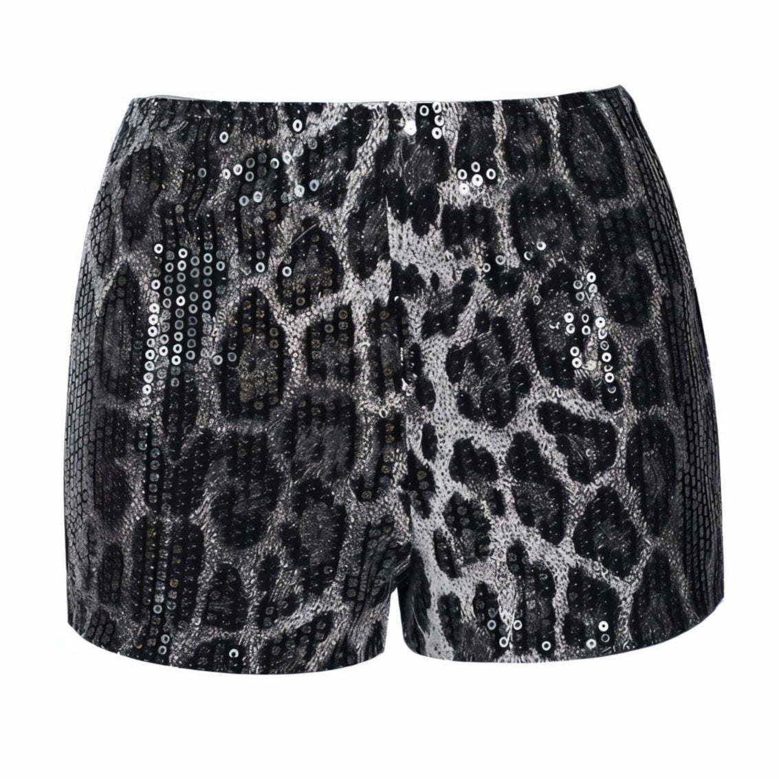 LYA Leopard Print Mini Shorts
