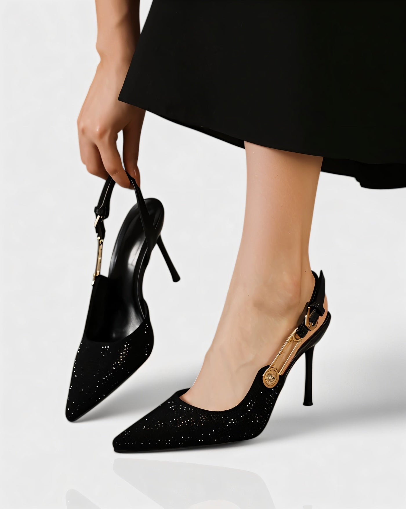 LILIAN Rhinestone Emellished Heels