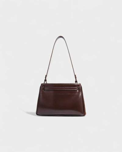 NINYA Faux Suede & Leather Handbag