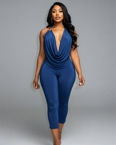 ALYNE Halter Neck Top & Capri Pants Set