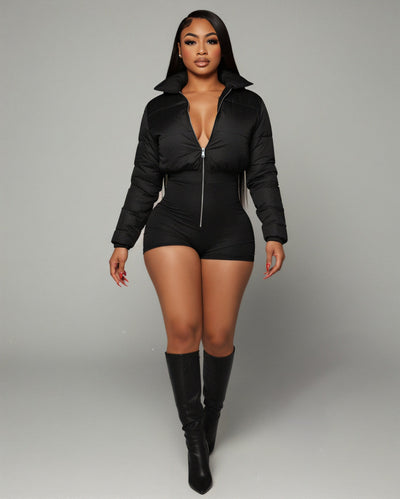 POPPY Crop Jacket Playsuit