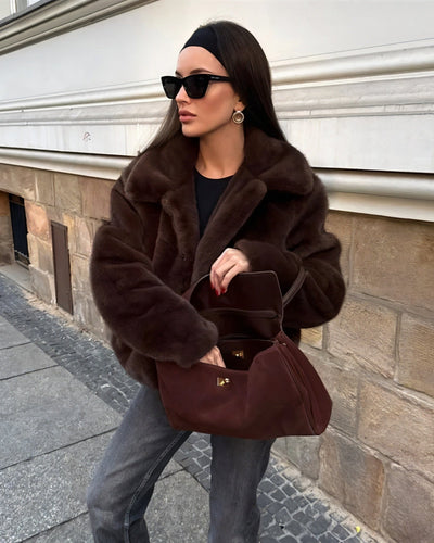 SONYA Plush Faux Fur Jacket