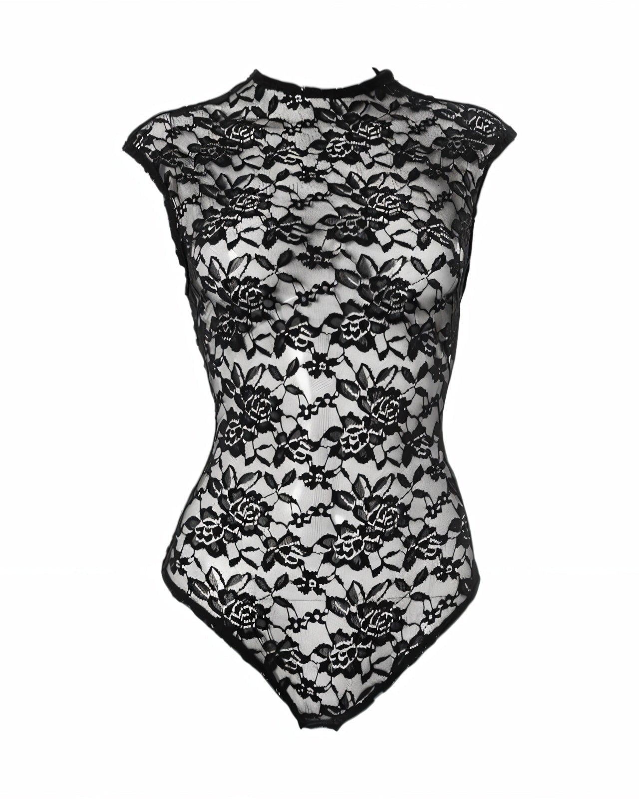 NIRANA Lace Sleeveless Top & Flared Pants Set