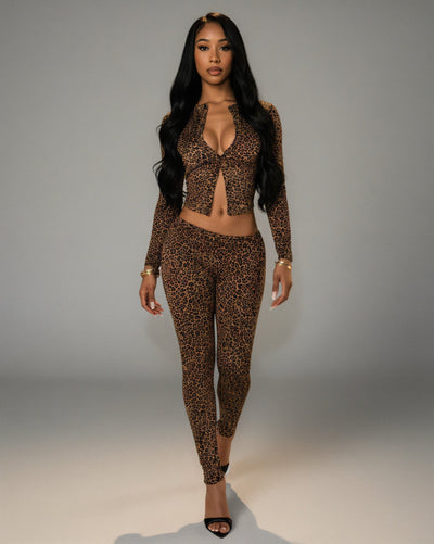 CALI Cardigan & Pants Set