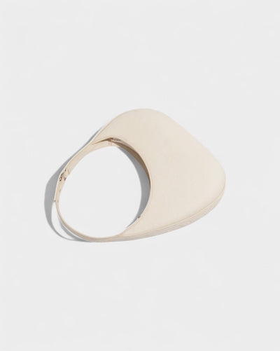 BELVIA Faux Leather Crescent Bag