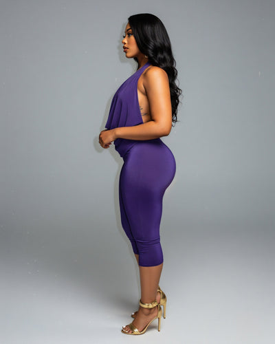 ALYNE Halter Neck Top & Capri Pants Set