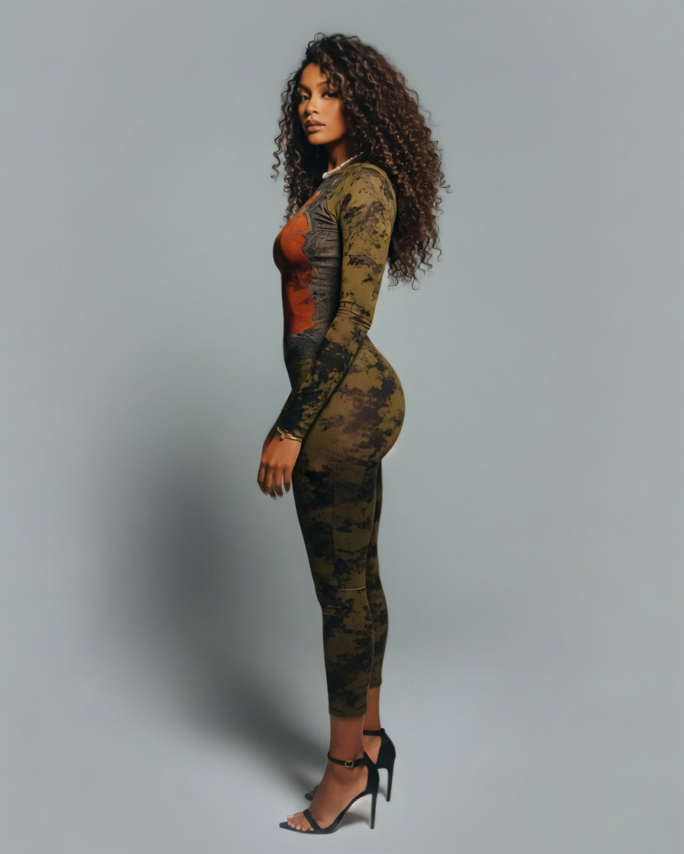 KALEYA Abstract Print Jumpsuit