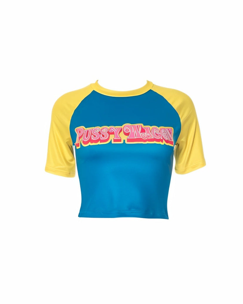 LUANNE Retro Crop Top