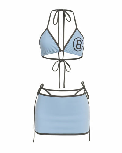 MADISON Varsity Patch Logo 3-Piece Bikini Set