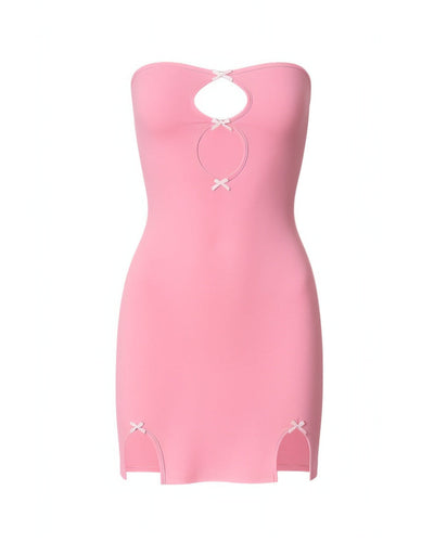 ELLERY Strapless Bow Cutout Mini Dress