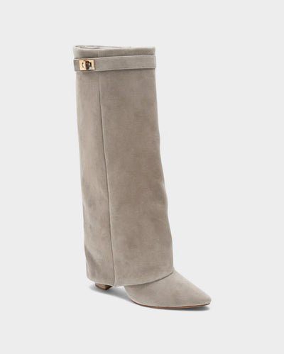 MAISY Straight Pointed-Toe Knee-High Boots
