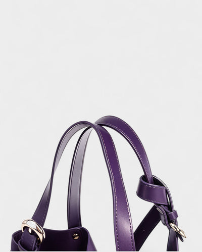 THESSA Faux Suede Shoulder Bag