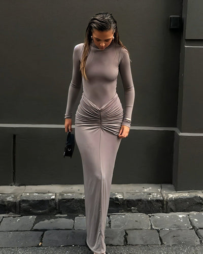 ALICE Ruched Maxi Dress