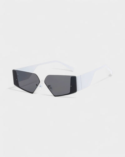 JANNA Y2K Style Asymmetrical Rectangle Sunglasses