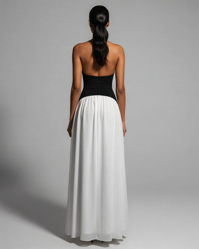VESKA Halter Maxi Dress