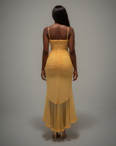 CYNTHIA Ruffled Maxi Dress