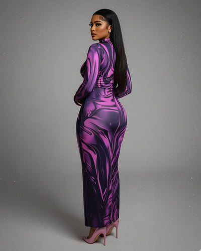 KASSIDY Illusion Maxi Dress