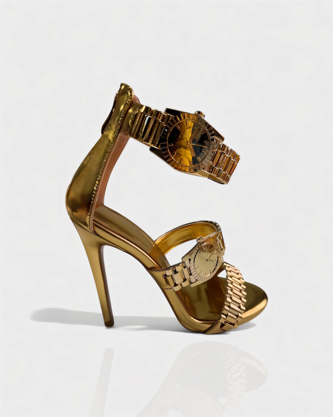 JILLY Watchband Strap Stiletto High Heels