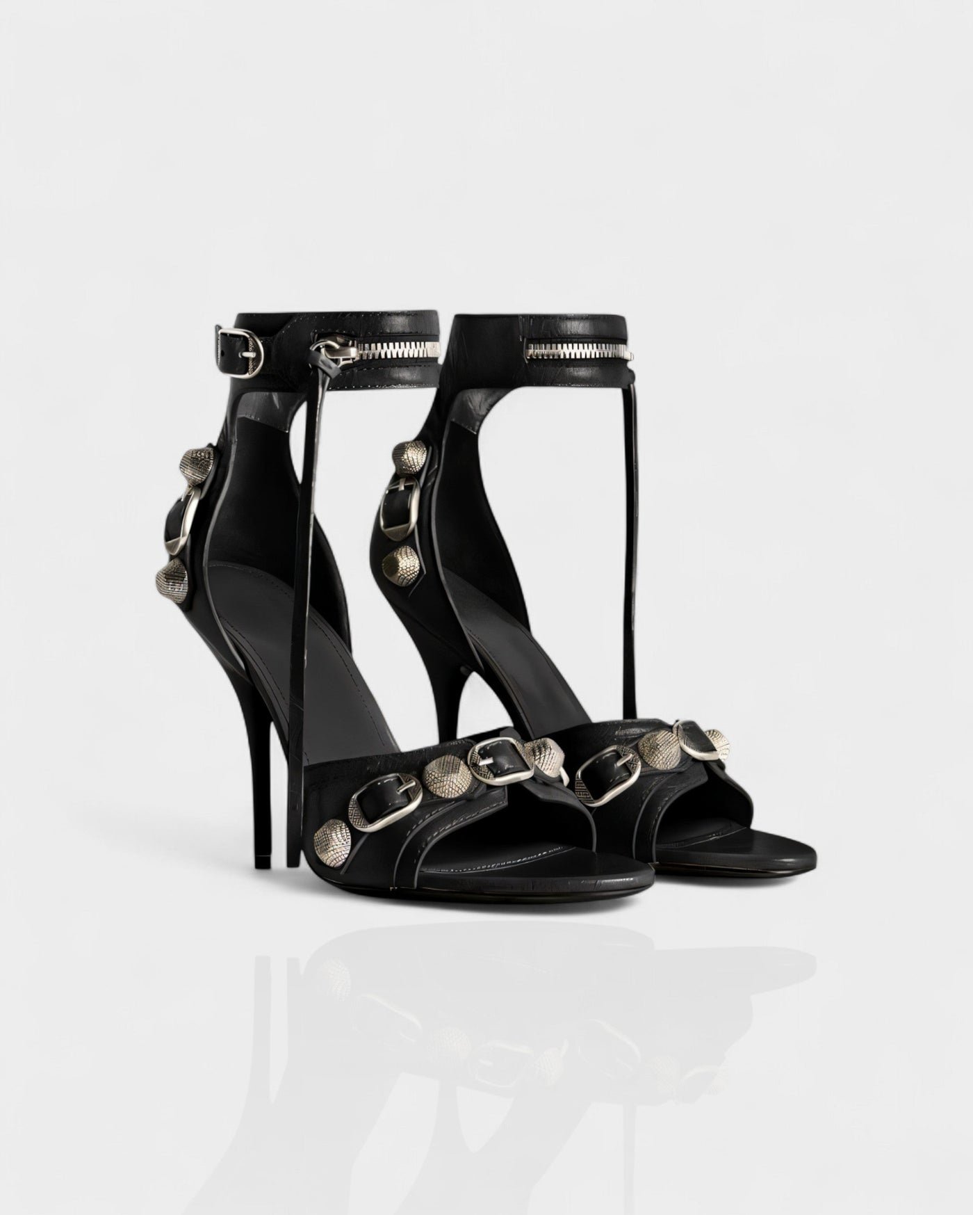 PALISSE Buckle Detail Stiletto Heels