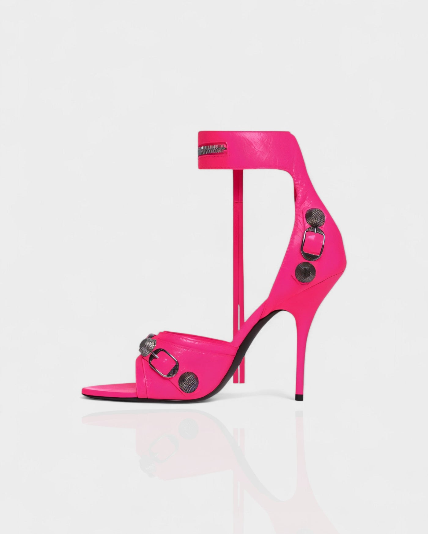 PALISSE Buckle Detail Stiletto Heels