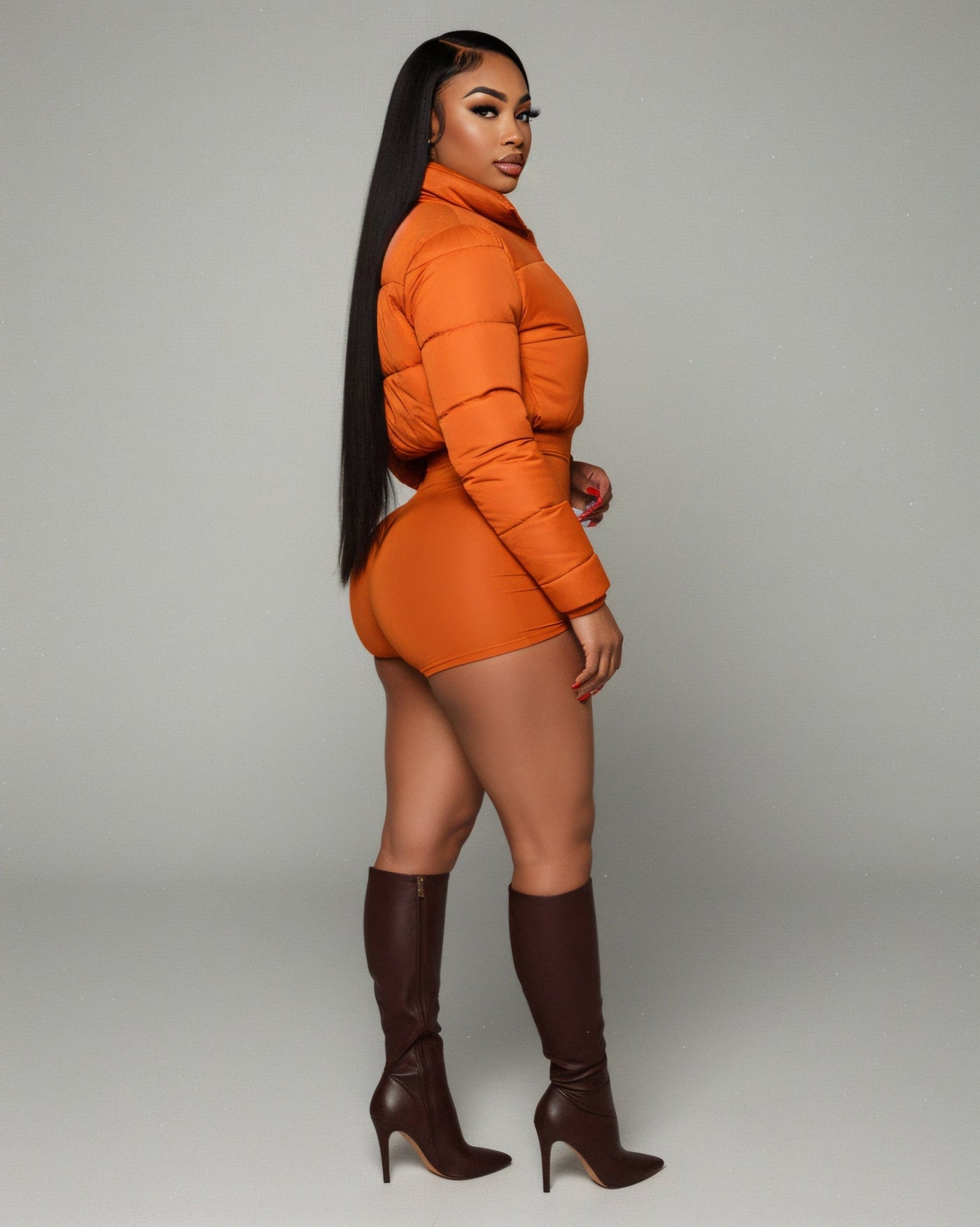 POPPY Crop Jacket Playsuit