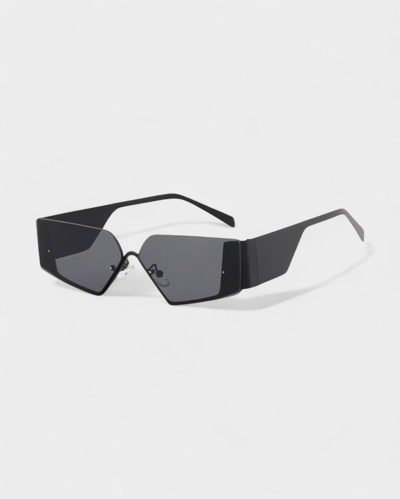 JANNA Y2K Style Asymmetrical Rectangle Sunglasses