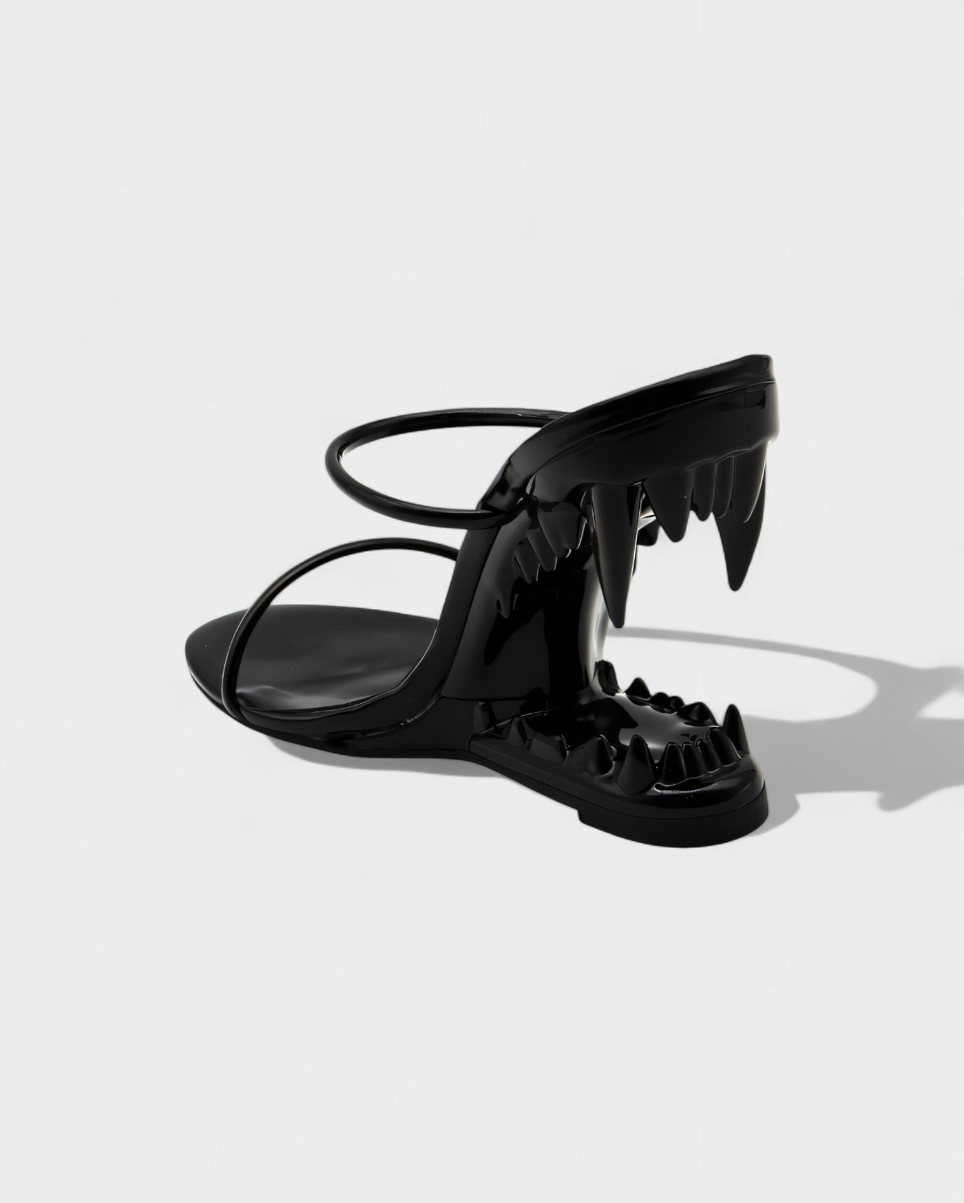 MALAYA Fang Sculpted Heel Sandals