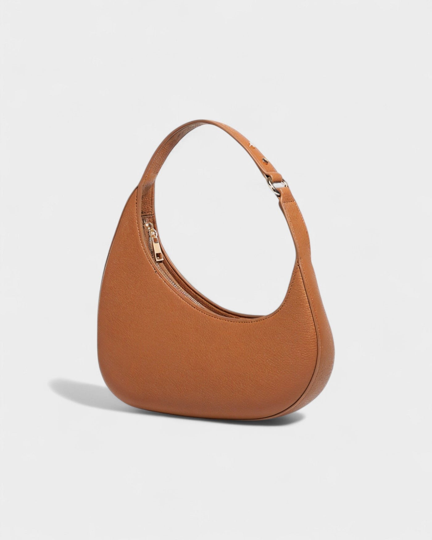 BELVIA Faux Leather Crescent Bag