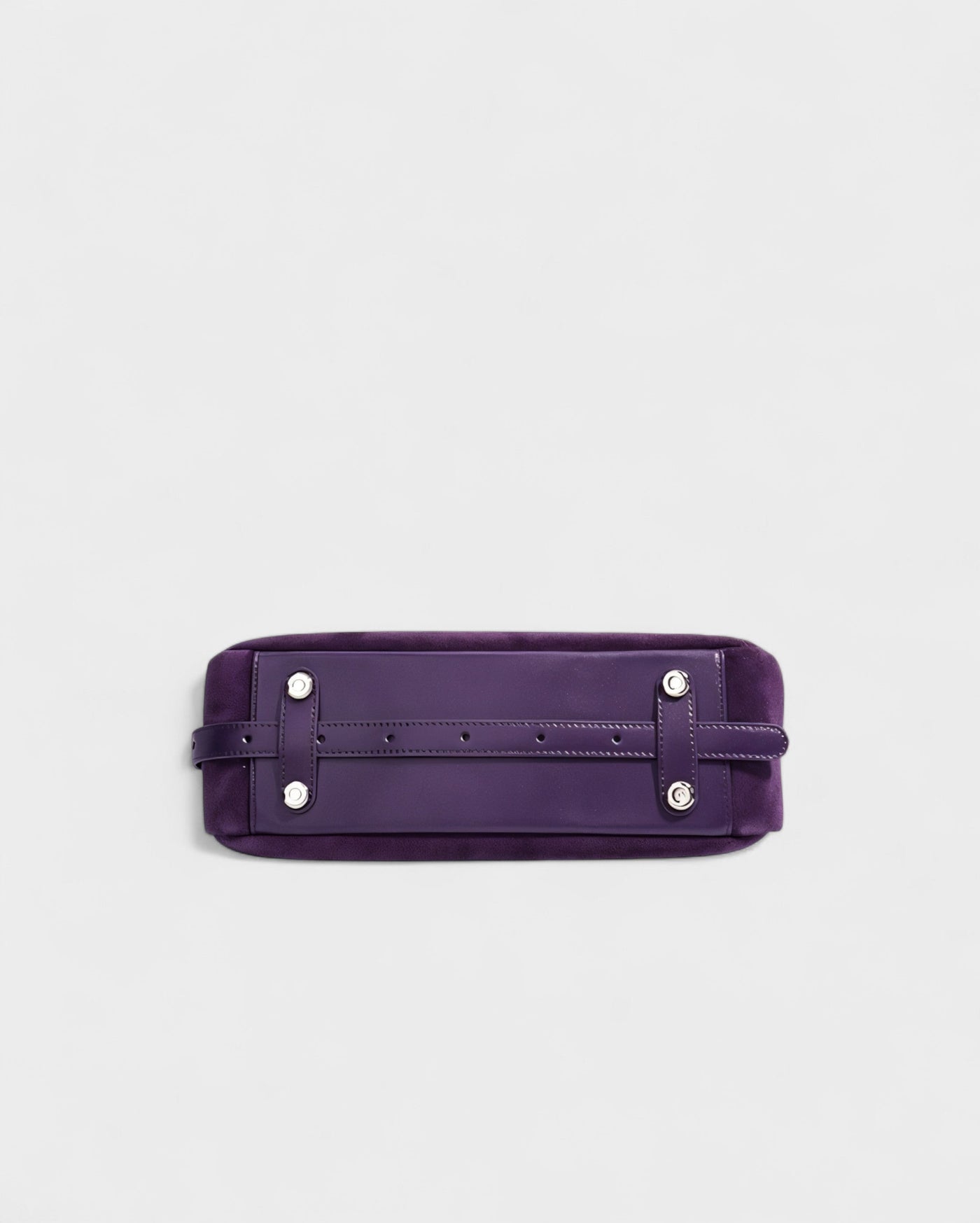 ELENA Turn-Lock Faux Suede Mini Bag