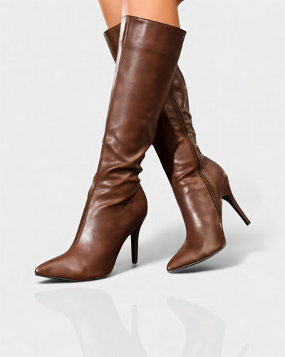 LORENE Pointed Toe Stiletto Heel Boots