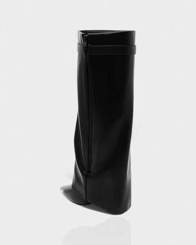 MAISY Straight Pointed-Toe Knee-High Boots