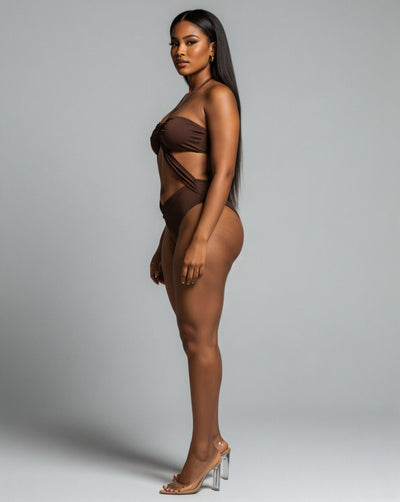 LINDSAY Cutout One-Piece Swimsuit