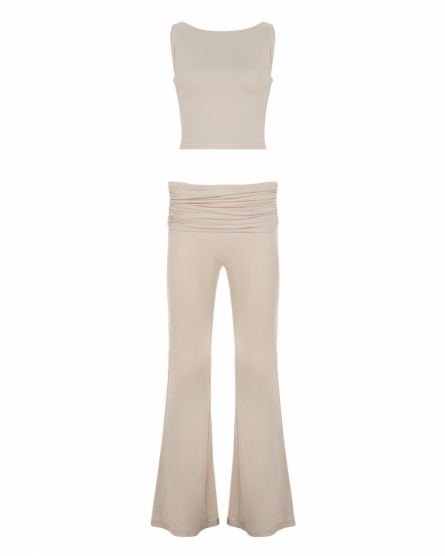 FREYA Top & Flared Pants Yoga Set