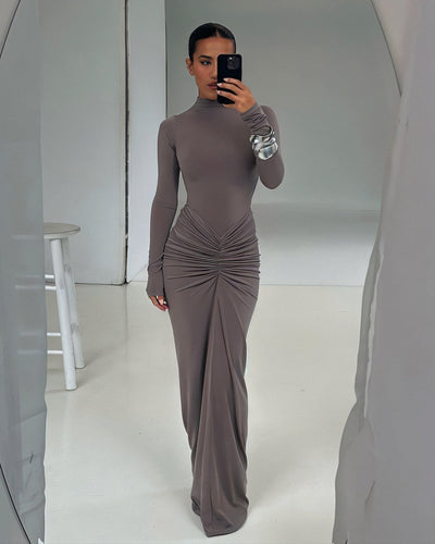 ALICE Ruched Maxi Dress