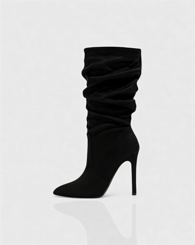 SANYA Slouchy Pointed-Toe Stiletto Boots