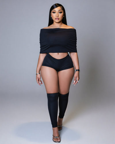 ROSE Off-Shoulder 3-Piece Set